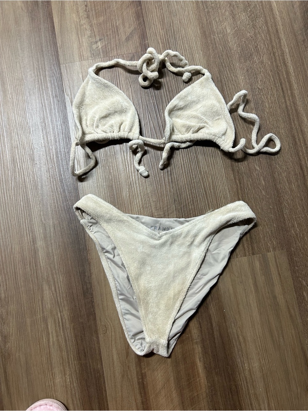 Frankie's Bikinis Beige bikini